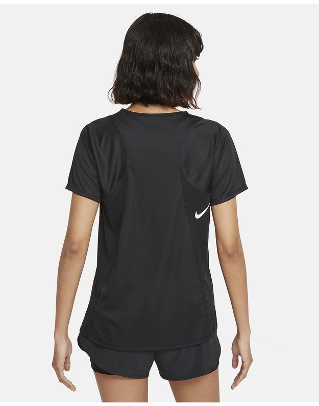 NIKE W NK FAST DF SS TOP marškinėliai