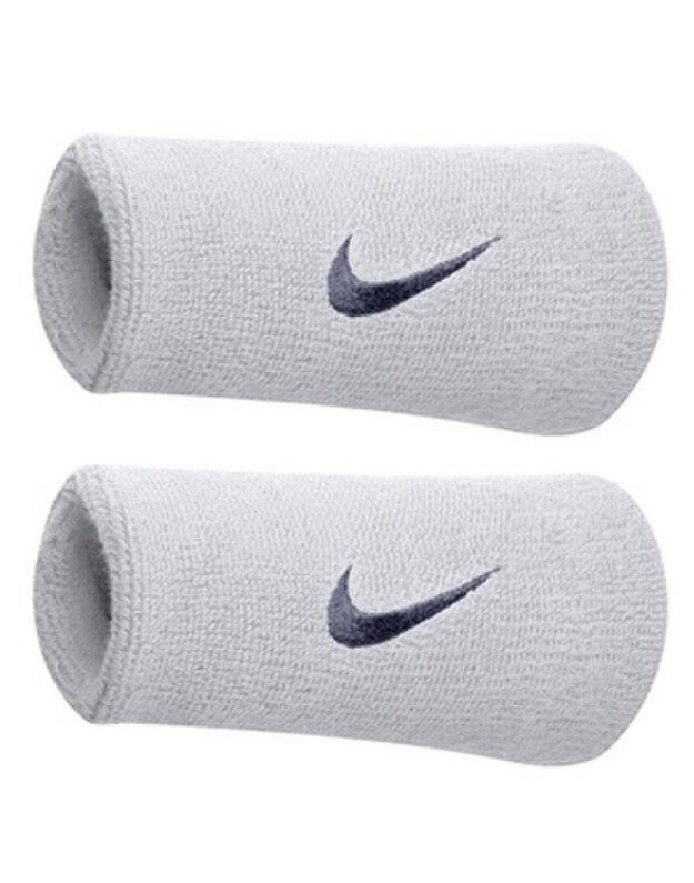 NIKE SWOOSH DOUBLEWIDE WRISTBANDS 2 PK RAIŠČIAI RIEŠUI