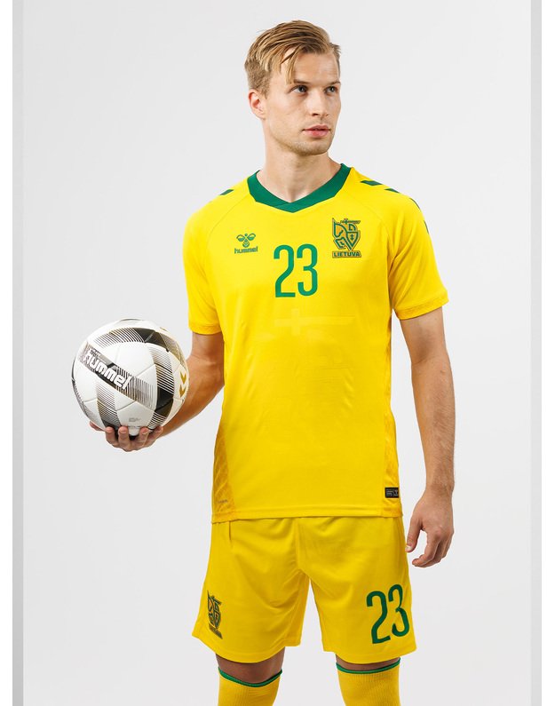 HUMMEL LITHUANIA 24/25 HOME JERSEY S/S marškinėliai