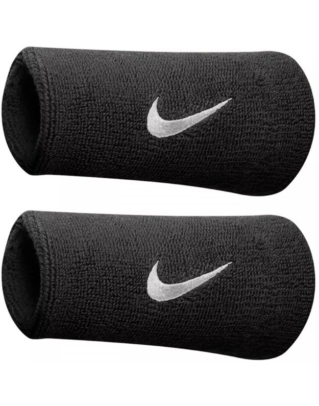 NIKE SWOOSH DOUBLEWIDE WRISTBANDS 2 PK RAIŠČIAI RIEŠUI